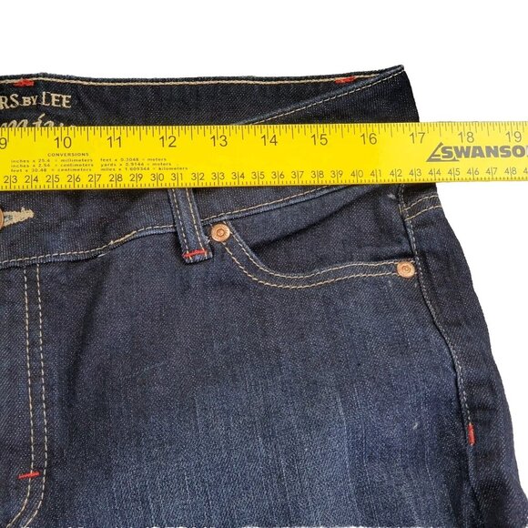 Riders By Lee Jeans Premium Womens 14 P Petite Dark Wash High Rise - Picture 5 of 9